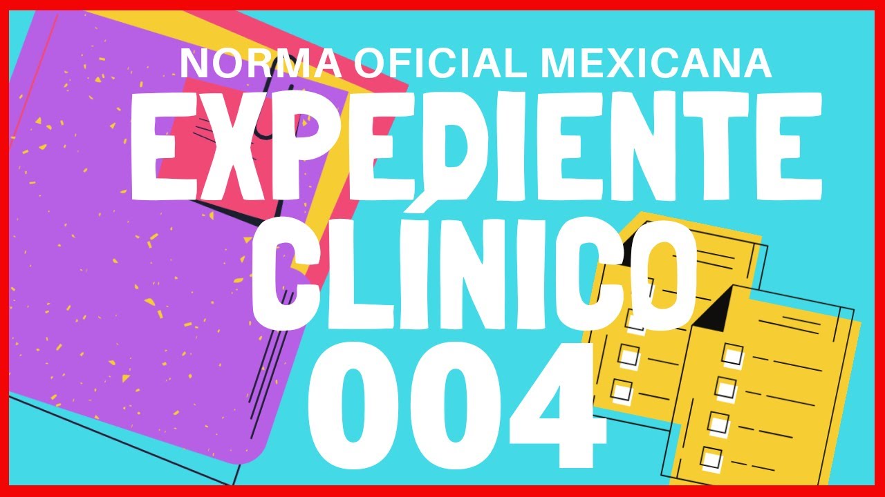 que debe de llevar un expediente clinico