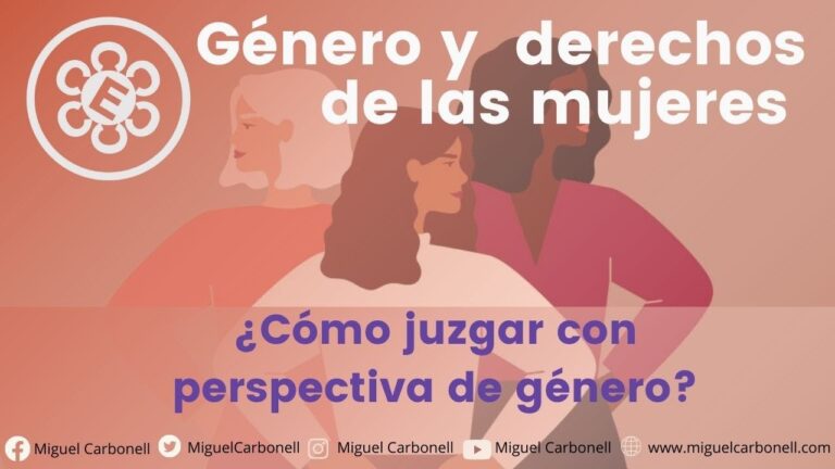 qué es juzgar con perspectiva de género