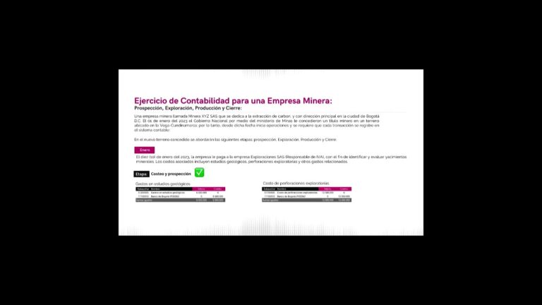 que es la contabilidad de empresas extractivas