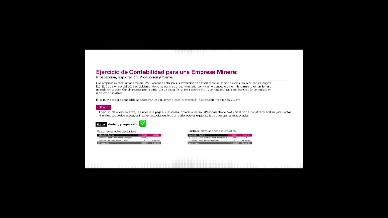 que es la contabilidad de empresas extractivas
