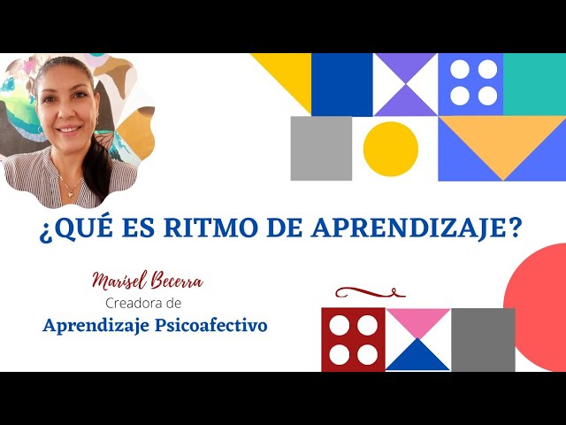 que es ritmo de aprendizaje