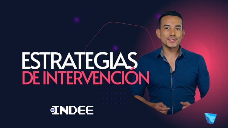 que es una estrategia de intervencion