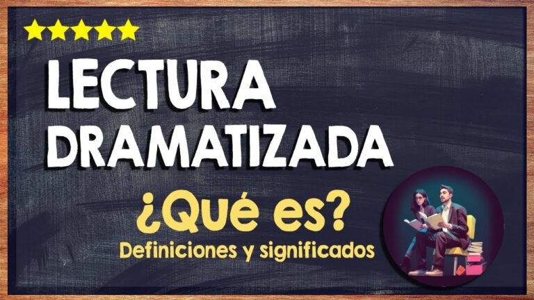 que es una lectura dramatica