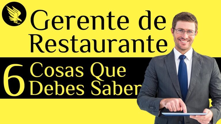 que hace un gerente de restaurante