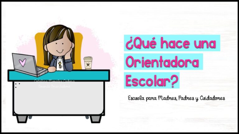 que hace una orientadora escolar