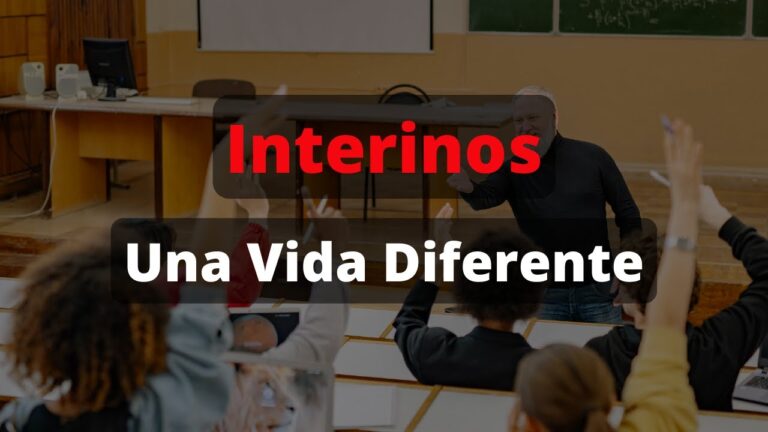 que significa interino en educacion