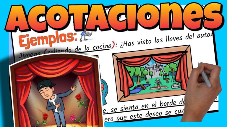 que son las acotaciones en un guion de teatro