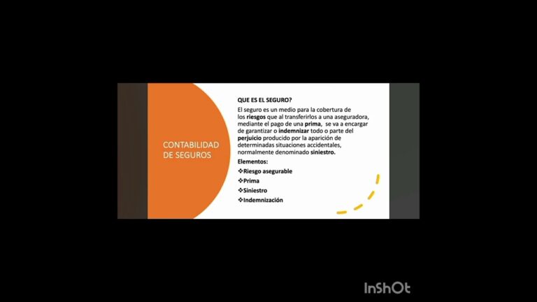 que son los seguros en contabilidad