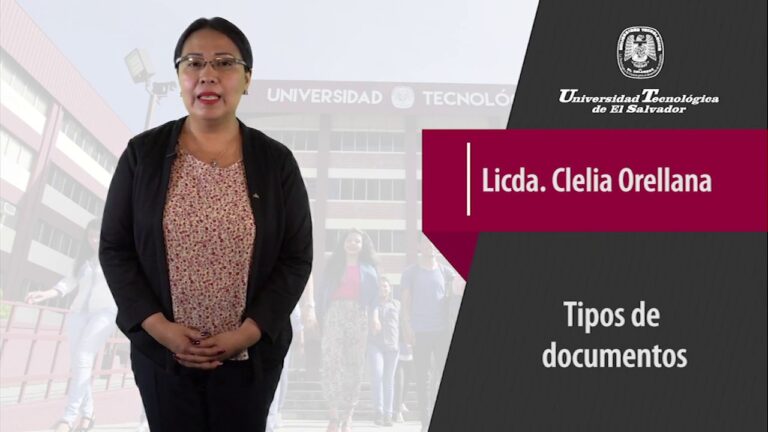 que tipo de documento se presenta