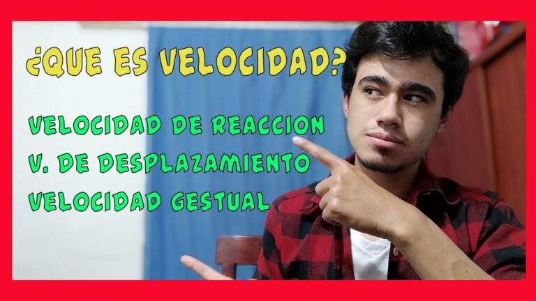 que tipos de velocidad hay