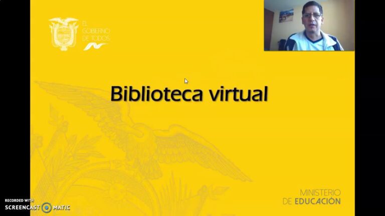 recomendaciones para el uso de bibliotecas virtuales