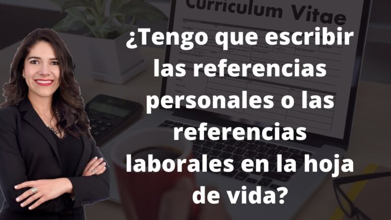 referencias personales hoja de vida