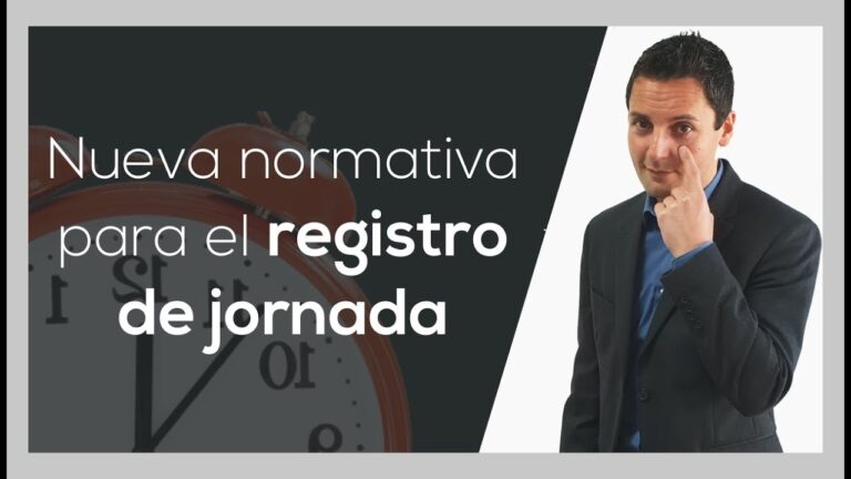 registro diario de jornada laboral