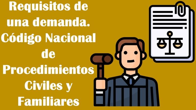 requisitos de una demanda mexico