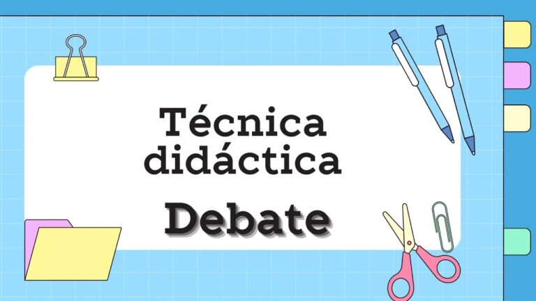 tecnica del debate en el aula