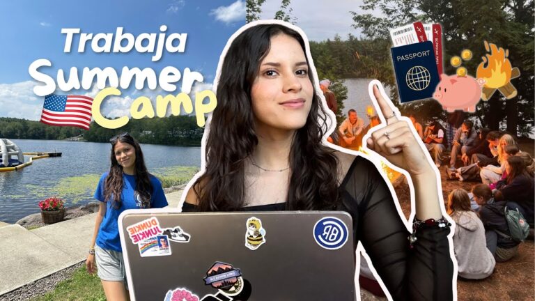 trabaja en un campamento de verano